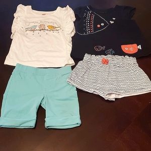 Bundle Of First Impressions Girls Tops & Shorts